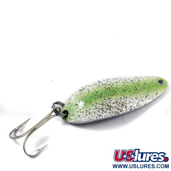 Little Cleo (Hula Girl) Lepel, Groen/Nikkel/Glitter, 10g, #2269