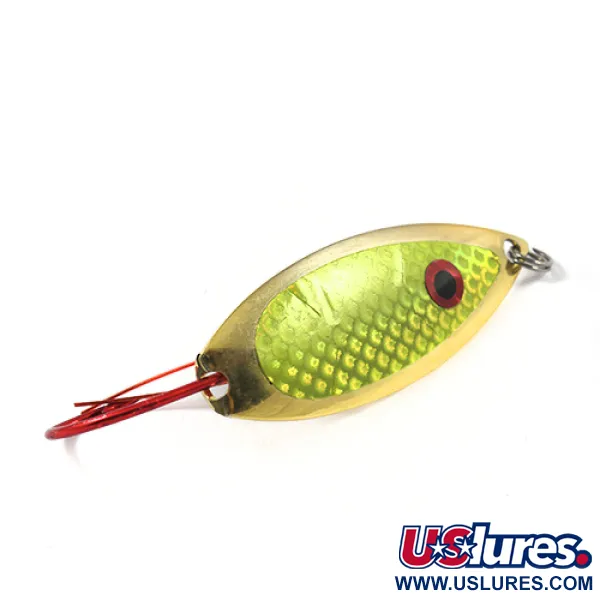 Captain Mikes Weedless Aqua Dream Lepel, Gold/Green, 12g, Wierbeschermer, #2276