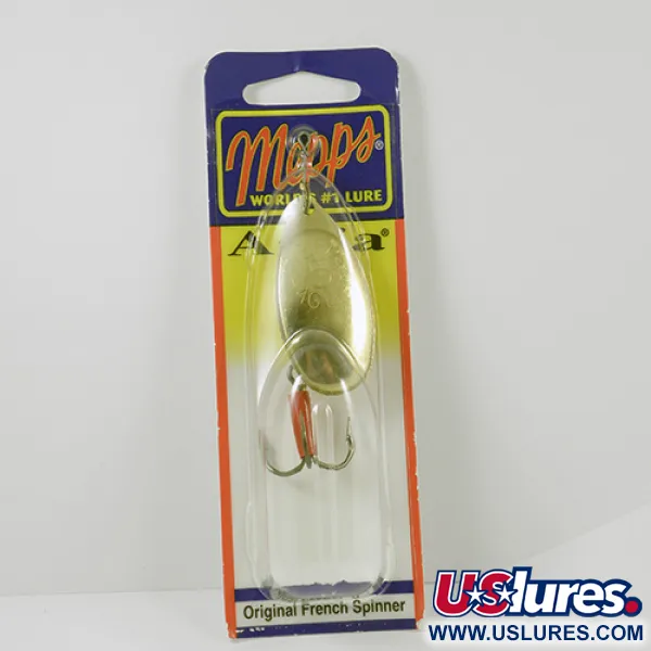 Mepps Aglia 5 Spinner, Goud, 14g, Aglia Blad, #2278