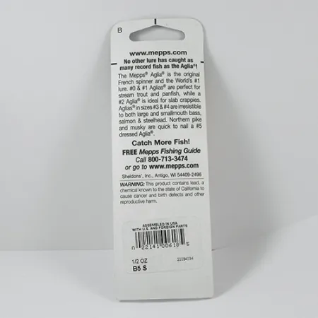 Mepps Aglia 5 Spinner, Nikkel, 14g, Fluorescerende Sleeve, #2279