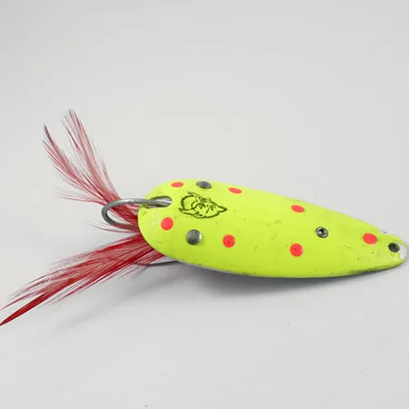 Eppinger Weedless Dardevle Dardevlet Lepel, Geel/Rood/Nikkel, 21g, #2285