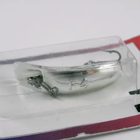 Yakima Bait FlatFish F4 Plug, Zilver, 4cm, Trollen, #2288