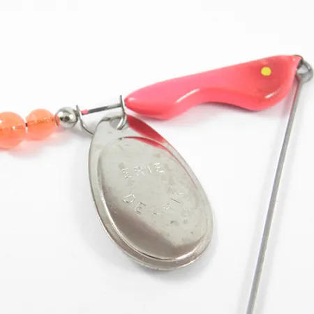 Erie Dearie Walleye Killer Spinner, Nikkel / Rood, 12g, #2291