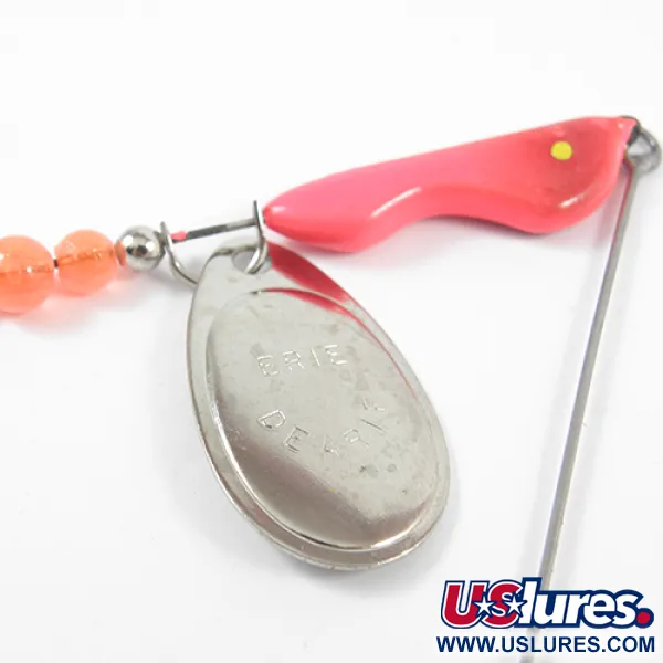 Erie Dearie Walleye Killer Spinner, Nikkel / Rood, 12g, #2291