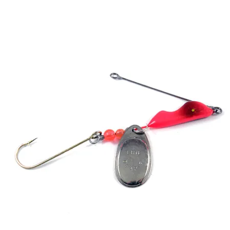 Erie Dearie Walleye Killer Spinnerbait, Nikkel / Rood, 12g, #2932