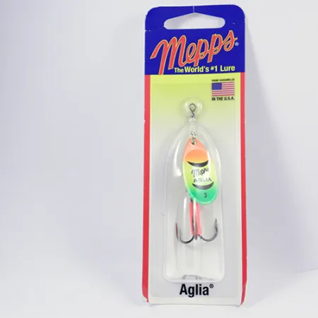 Mepps Aglia 3 Spinner, Fire Tiger, 7g, Maat 3, Originele verpakking, #2297
