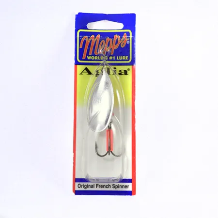 Mepps Aglia 5 Spinner, Zilver, 14g, Conus-rotatiesysteem, #2299