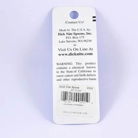 Dick Nite Dick Nite #1 Lepel, Nikkel, 2,5 cm, Trolling, #2307