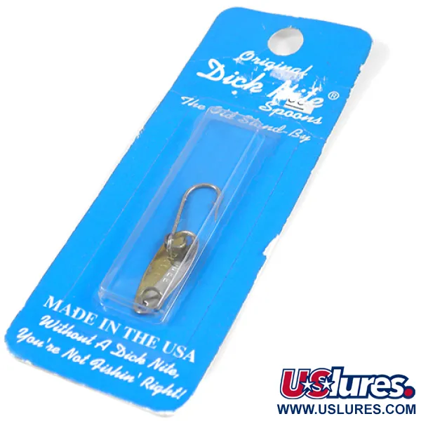 Dick Nite #0 Lepel, Goud / Nikkel, 2cm, USA-Klassieker, #2309