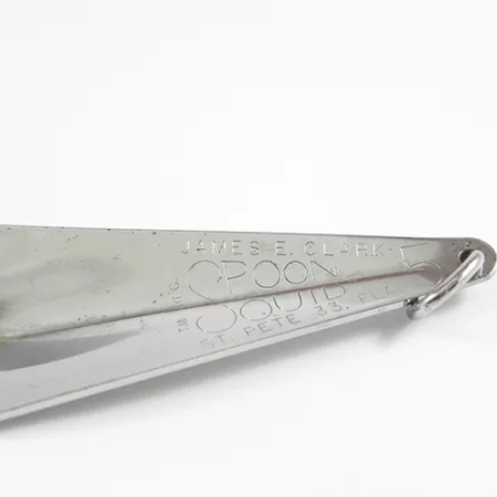 James E. Clark Clark Spoon Squid, Nikkel, 35g, Anti-wier, #2347