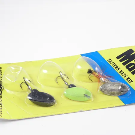 Panther Martin Eastern Bass Kit Spinner, Zwart/Groen/Zilver, 4g, #2365