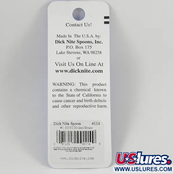 Dick Nite #1 Lepel, Nikkel / Goud, 1g, #2368