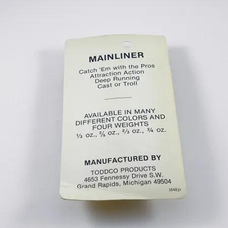 TODDCO Main liner Lepel, Glow, 11g, Lichtgevend, #2381