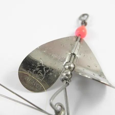 Blue Fox Spinner, Nikkel/Geel/Bucktail, 14g, Wierbeschermer, #2393