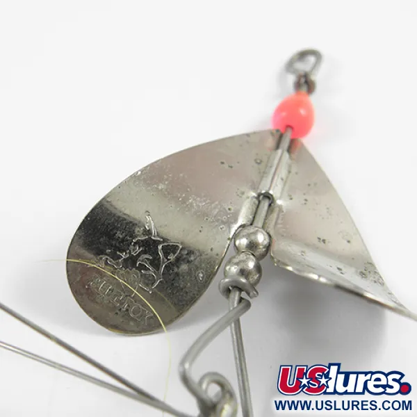 Blue Fox Spinner, Nikkel/Geel/Bucktail, 14g, Wierbeschermer, #2393