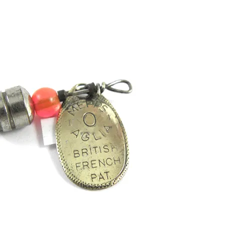 Mepps Aglia 0 Spinner, Messing, 2,5g, Klassiek ontwerp, #2404