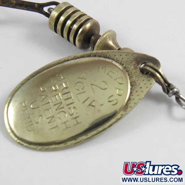 Mepps Aglia 2 Spinner, Messing, 4,5g, Directe Rotatie, #2405