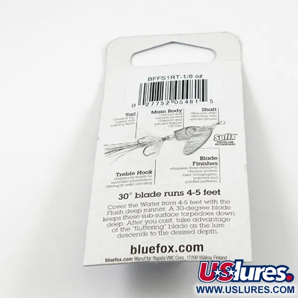 Blue Fox Flash Deep Runner Spinner, Trout, 4g, Verenstaart, #2413
