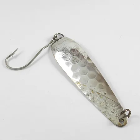 Len Thompson Northern King 28 Lepel, Zilver, 14g, Gehamerd, #2427