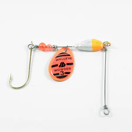 South Bend Walleye Wonder 3 Spinner, Fluorescerend Oranje, 13g, #2431