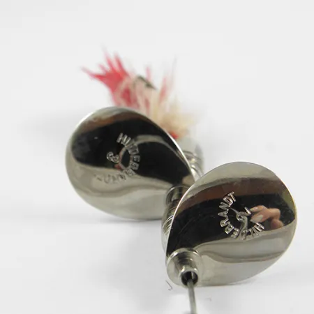 Hildebrandt Hildebrandt 3 Spinner, Nikkel, 7g, gevederde dreg, #2433