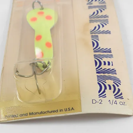 Acme Dazzler Lepel, Geel / Rood, 7g, Vintage Kunstaas, #2441