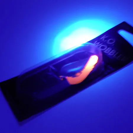 Acme K.O. Wobbler UV Lepel, Nikkel/UV Orange, 14g, UV-actief, #2446