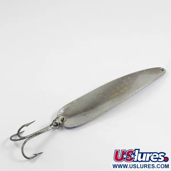 Dardevle Seadevlet Lepel, Rood / Blauw / Nikkel, 28g, #2450