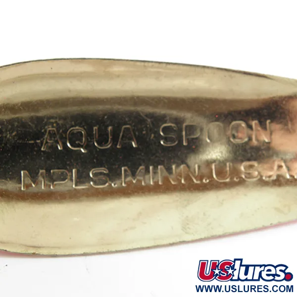 Nebco Aqua Spoon Lepel, Gehamerd goud / Oranje, 21g, #2452