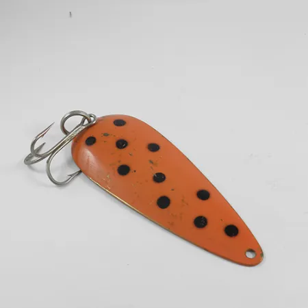 Len Thompson #4 Lepel, Rood/Zwart/Messing, 44g, Snoeklepel, #2454