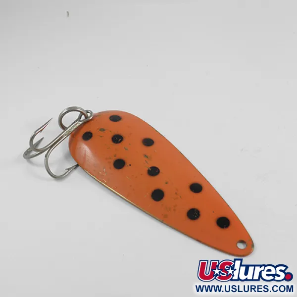 Len Thompson #4 Lepel, Rood/Zwart/Messing, 44g, Snoeklepel, #2454