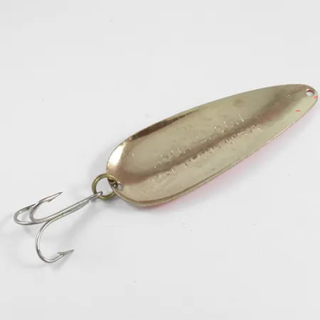 Nebco Aqua Spoon Lepel, Gehamerd goud/Oranje, 21g, Vintage, #2457