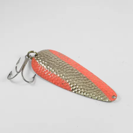 Nebco Aqua Spoon Lepel, Gehamerd goud/Oranje, 21g, Vintage, #2457