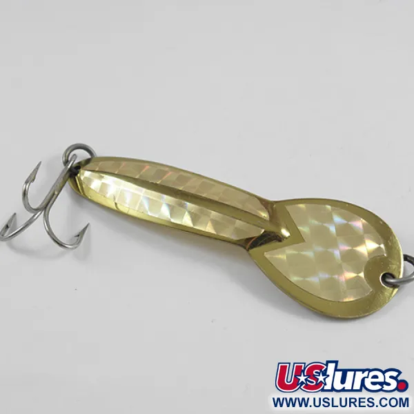 Glen Evans Loco 4 Lepel, Goud, 23g, Prismapatroon, #2458