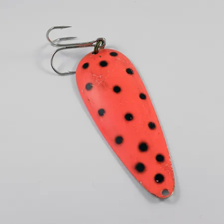 Nebco Aqua Spoon Lepel, Rood/Zwart/Nikkel, 21g, Vintage, #2459