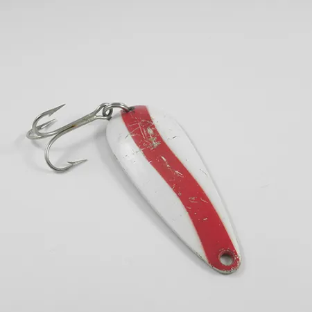 Len Thompson #2 Lepel, Rood/Wit/Messing, 28g, Messing, #2460