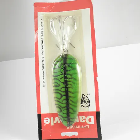 Eppinger Dardevle Huskie Junior Lepel, Groen / Nikkel, 58g, #2474