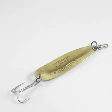 Luhr Jensen Krocodile Die #5 Lepel, Goud, 21g, Verwerpend, #2480