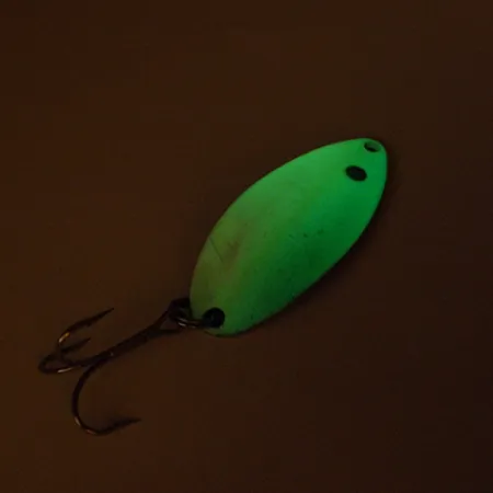 Acme Little Cleo Glow Lepel, Nikkel/Wit/Glow, 11,5g, Glow, #2512