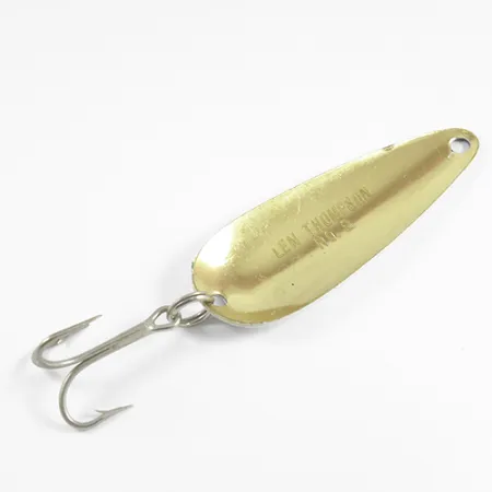 Len Thompson #2 Lepel, Zwart/Wit/Messing, 28g, Klassiek, #2518