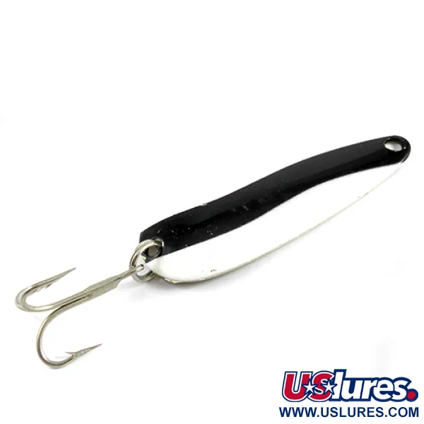 Len Thompson #2 Lepel, Zwart/Wit/Messing, 28g, Klassiek, #2518