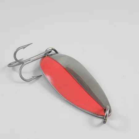 Luhr Jensen Lil' Kroc (Stubby) Lepel, Nikkel/Rood, 21g, #2542