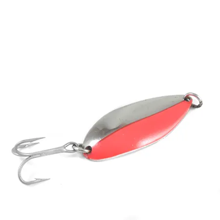Luhr Jensen Lil' Kroc (Stubby) Lepel, Nikkel/Rood, 21g, #2542