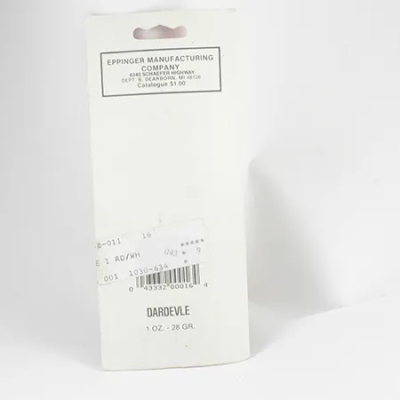 Eppinger Dardevle Lepel, Rood / Nikkel / Ivoor, 28g, #2557