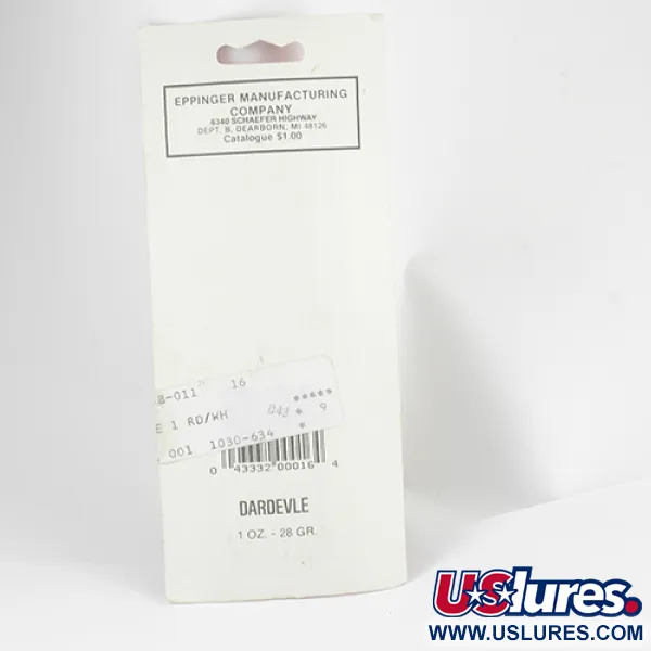 Eppinger Dardevle Lepel, Rood / Nikkel / Ivoor, 28g, #2557