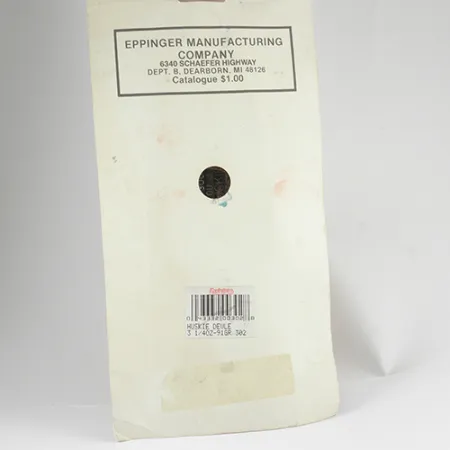 Eppinger Dardevle Huskie Devle Lepel, Zwart/Ivoor, 91g, #2560