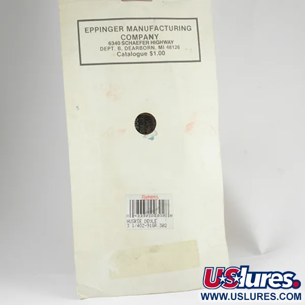 Eppinger Dardevle Huskie Devle Lepel, Zwart/Ivoor, 91g, #2560