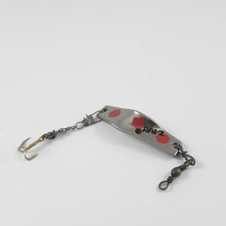 Z-RAY Lures Z-Ray Lepel, Nikkel / Rood, 4.5g, Klassiek Ontwerp, #2562