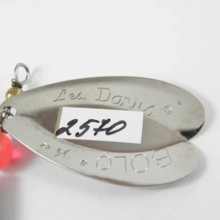 Luhr Jensen Les Davis Bolo Spinner, Messing/Nikkel, 14g, #2570