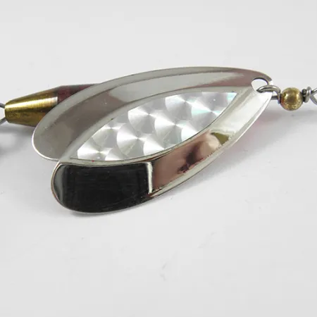 Luhr Jensen Les Davis Bolo Spinner, Messing/Nikkel, 14g, #2570